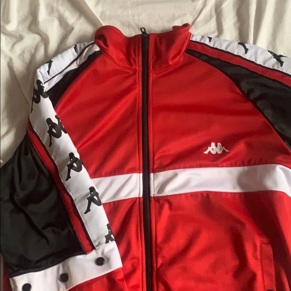 Kappa Authentic Track red & black